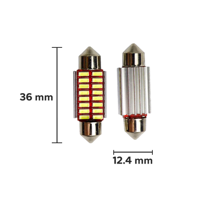 LED C5W Festoon - 31, 36, 39, 41 mm 300 lm, Canbus - fara eroare