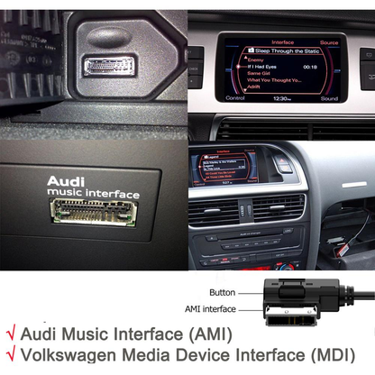 Cablu USB cu port AMI MDI compatibil  Audi / Volkswagen / Skoda / Seat