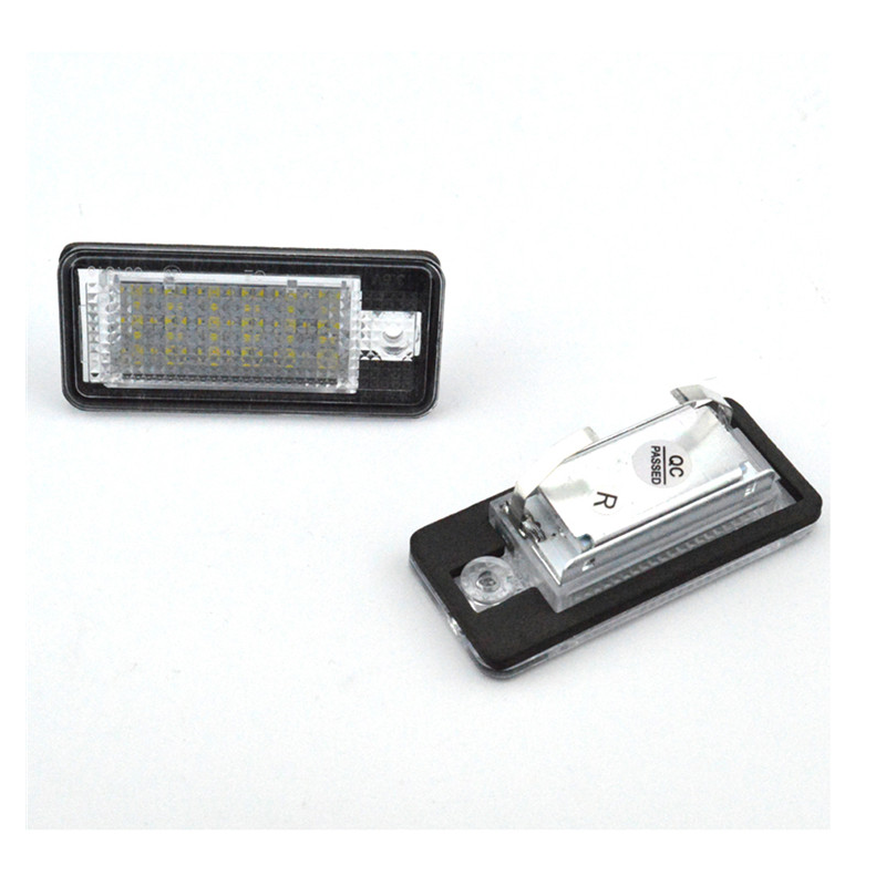 Set 2 x led numar inmatriculare A3 A4 A6 A8 Q7 RS4 Audi