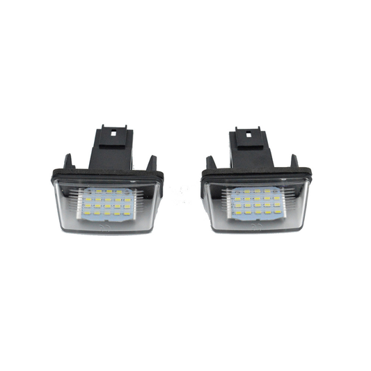 Set 2 x led numar inmatriculare Peugeot 206 207 307 308 406 Citroen C3 C4 C5 C6 X6HF